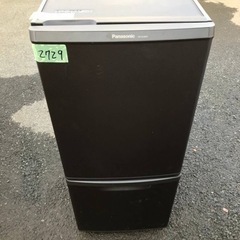 ①2729番 パナソニック✨冷凍冷蔵庫✨NR-B14BW-T‼️