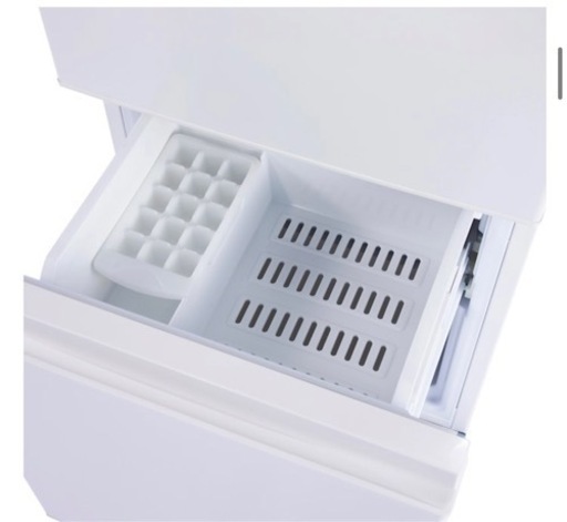 Muji 2ドア冷蔵庫 ホワイト - 冷蔵庫 