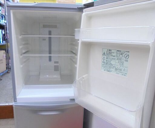 札幌白石区 格安 135L 2ドア冷蔵庫 2007年製 ナショナル NR-B142J 100L  
