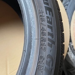 215/45/17タイヤ4本セット