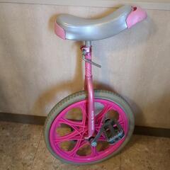 一輪車　ピンク　１８インチ？