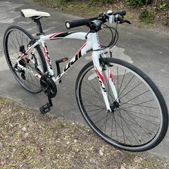 クロスバイク FUJI SPARROW ホワイト Sサイズ