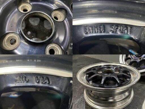 ENKEI SPORT エンケイ スポーツ 社外ホイール 13インチ 5J4HPCD114.3+45 希少　(VHV712) クレジットカード QRコード決済可能