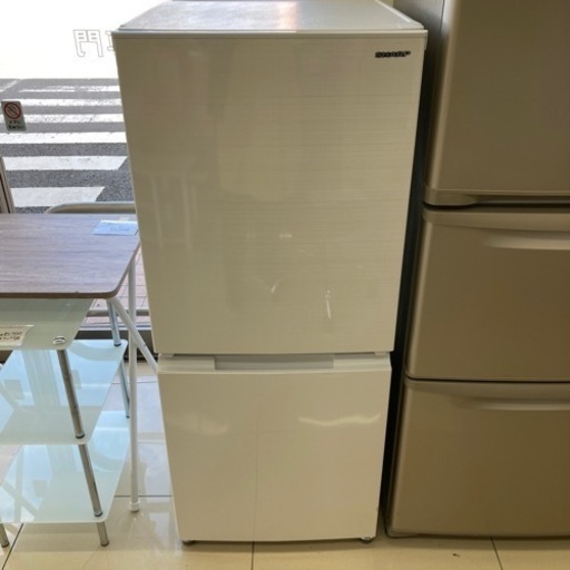 HJ299【中古】SHARP ノンフロン冷凍冷蔵庫 SJ-D15G-W 21年製
