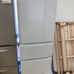 HJ300【中古】MITSUBISHI ノンフロン冷凍冷蔵庫 MR-C33F-W 21年製