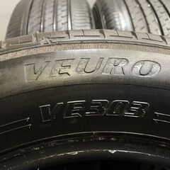 DUNLOP VEURO VE303 215/60R16 16インチ 夏タイヤ 4本 2019年製 バリ溝