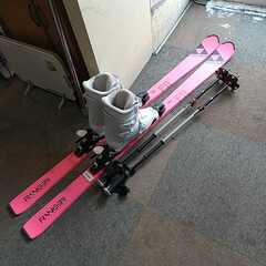 北41 ★お買い得セット★ FISCHER RANGER FR スキー 板+ブーツ+ストック+バッグセット 150cm 108-70-90MM / R15M / A214 A394 G2 子ども 女性