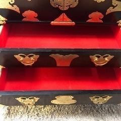 【リサイクルサービス八光】李朝家具調　収納・鍵付きキャビネット