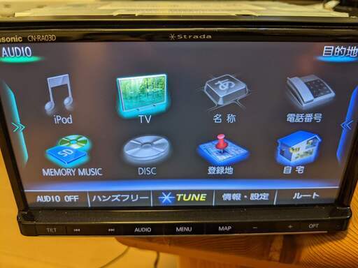動作OKCN-RA03D パナソニック ストラーダ 2016 動作OKCN-RA03D