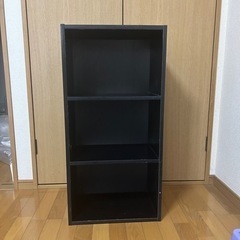 3段ボックス 黒