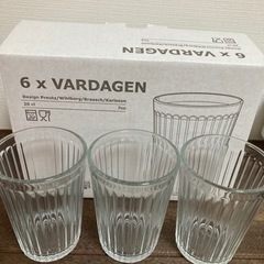 【IKEA】グラス6個セット