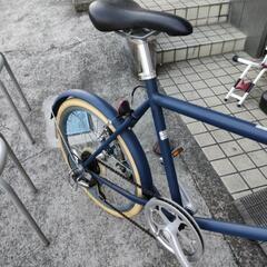 [受渡し完了しました] おしゃれにカスタマイズしました!20インチ  6段ギヤ  ブルー 整備済 