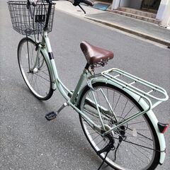 変速付き27インチ自転車 / ライト自動点灯 / 変速段切り替え付き