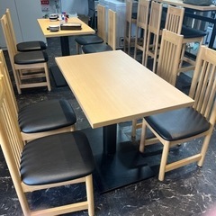 テーブル、椅子セット　業務用　2/26.27.28引き取り最終