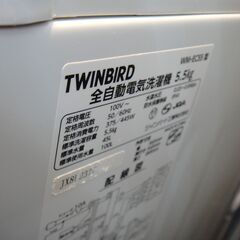 ツインバード 5.5kg 洗濯機 2018年製 WM-EC55【モノ市場安城店】41 