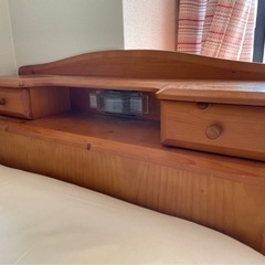 決まりました　シングルベッド木製フレーム