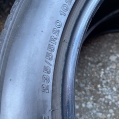 バリ山！4本セット235/55R20 夏タイヤ 残溝6.4mm