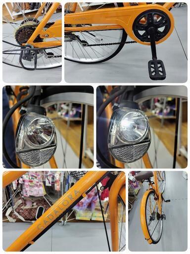 J206★使用感有り★軽快自転車★CADALORA★6段変速★LEDダイナモ★27インチ J206☆使用感有り☆軽快自転車☆CADALORA☆6段変速☆LEDダイナモ☆27