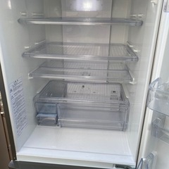 AQUA 4ドア冷蔵庫 AQR-S36E(S) 2016年製 355L 自動製氷機能付○