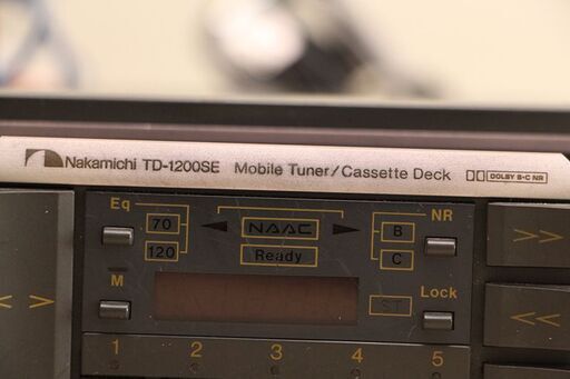 ジャンク Nakamichi TD-1200SE モバイルチューナー/カセットデッキ ナカミチ (A471sxwY)