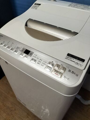 シャープ（SHARP) ES-TX5B-N 全自動洗濯機 5.5Kg 2018年製