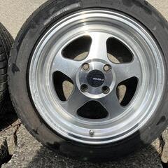 AVID 1 15インチ アルミホイールセット 8J ET25 タイヤ185/55R15