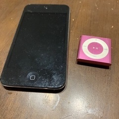 iPod touch 8GB、iPod shuffle 2GB