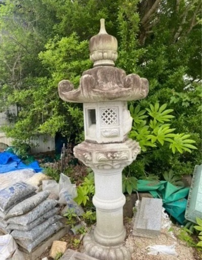 石灯籠 特大 でっかい燈篭 庭石 | hachisauce.com
