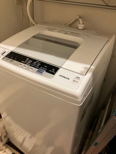 シャワー浸透洗浄 白い約束 日立洗濯機 NW-R704 7.0kg 2018年製 日立2018年製 洗濯機 白い約束 7kg