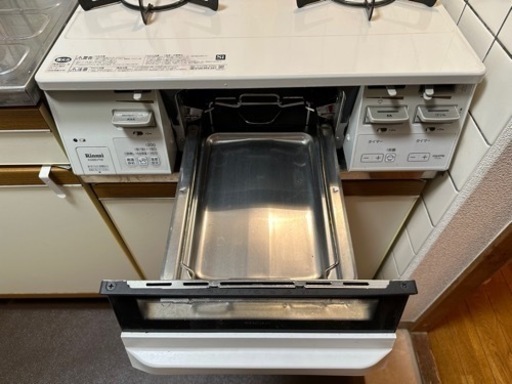 高年式】リンナイ ガステーブルコンロ KG66VTWL 都市ガス