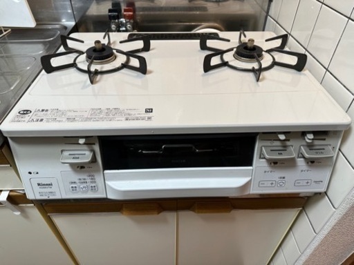 大人気☆ Rinnai ガスコンロ ガステーブル KG66VTWL 都市ガス用 d455