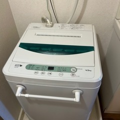 洗濯機（51×53×82）3/10〜（箱無し、説明書有）