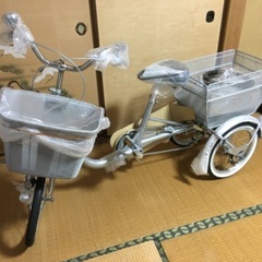 【新品未使用】ブリヂストン三輪自転車 ブリリアントシルバー