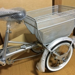 新品未使用】ブリヂストン三輪自転車 ブリリアントシルバー