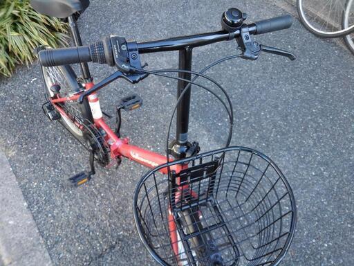 中古自転車2435 前後タイヤ新品！ フｵルクスワーゲン 折り畳み