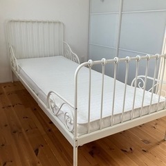 【子供用ベッド】IKEA  MINNEN  伸長式ベッド