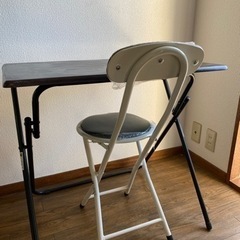 【0円】机と椅子  1セット