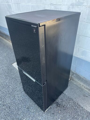 【✨高年式美品✨】SHARP　シャープ 一人暮らし用冷蔵庫（ブラック） 152L　SJ-GD15G-B　2021年製
