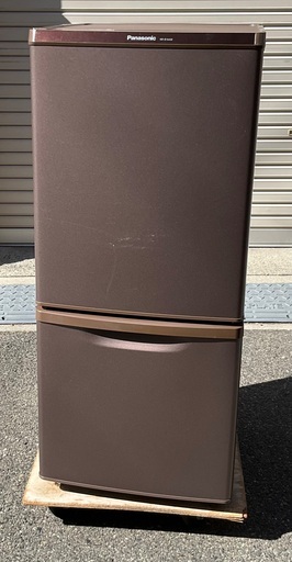 【RKGRE-087】特価！Panasonic/138L 2ドア冷凍冷蔵庫/NR-B14AW-T/中古品/2018年製/当社より近隣無料配達！