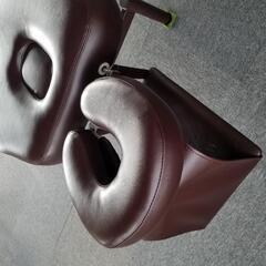 手動昇降マッサージベッド&スツールセット