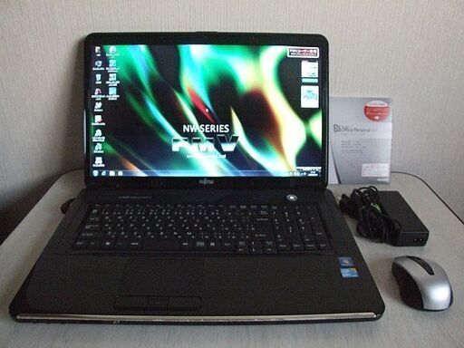 高速SSD480GB搭載　大画面18.4型(1680×945ドット)　Core i5　富士通 FMV-BIBLO NW/G75　ノートパソコン　 (4030)