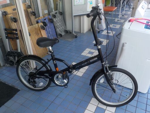 ID045862　折りたたみ自転車（２０インチ・６段ギア）