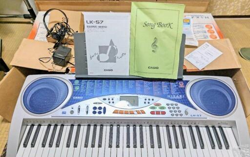 CASIO 光ナビゲーションキーボードLK-57