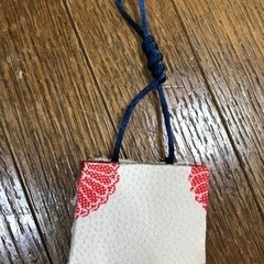 【ネット決済・配送可】世界遺産の絹に江戸小紋で染めた生地で作った飾り物