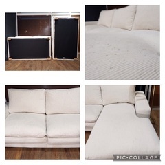 ☑️ラクm売約済　極上アクタス20万至高の座り心地、極厚高級フェザーコーナーソファー