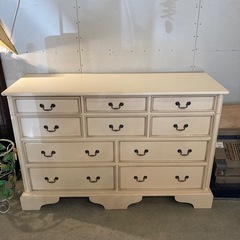 ローラアシュレイ クリフトンワイドチェスト チェスト シャビー アンティーク調