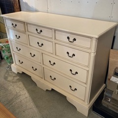 ローラアシュレイ クリフトンワイドチェスト チェスト シャビー アンティーク調