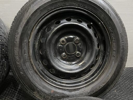 【DUNLOP ENASAVE EC202 175/70R14】夏タイヤ【スチールホイール 14インチ 5J4HPCD100】バリ溝 ハブ径54mm　(TA705)クレジットカード QRコード決済可能 DUNLOP ENASAVE EC202 175/70R14】夏タイヤ【スチールホイール 14