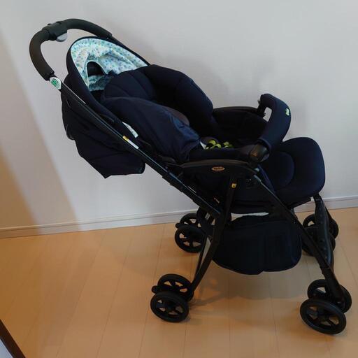 Aprica カルーンプラスハイシート スターネイビー美品 ！ おすすめ！現物確認 ok! ベビーカー