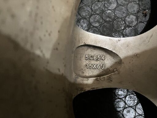 DUNLOP VIOLENTO ヴィオレント 社外ホイール 15インチ 4本 6J5HPCD100+43 トヨタ純正ナット必須　(VHC333)クレジットカード QRコード決済可能